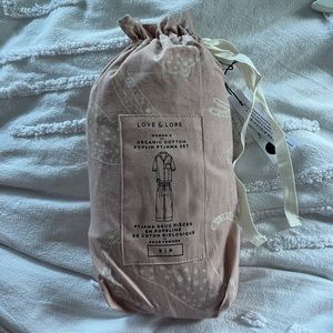 Love and lore organic cotton pj set
